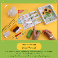Kit De Inicio Para Crochet IMZAY Con Herramientas Y Video Tutoriales Para Principiantes Material De Ganchillo No Terminado - details 9