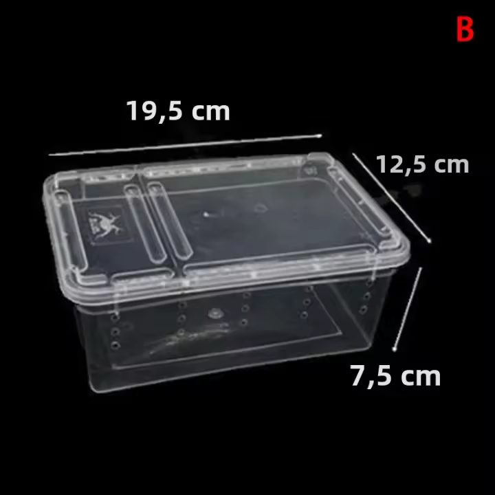 Caja De Cría Para Reptiles Acrílico Transparente 1 Pc Tanque De Tortugas Lagartos Insectos Y Araña Caja De Vitrum Para Mascotas - 1