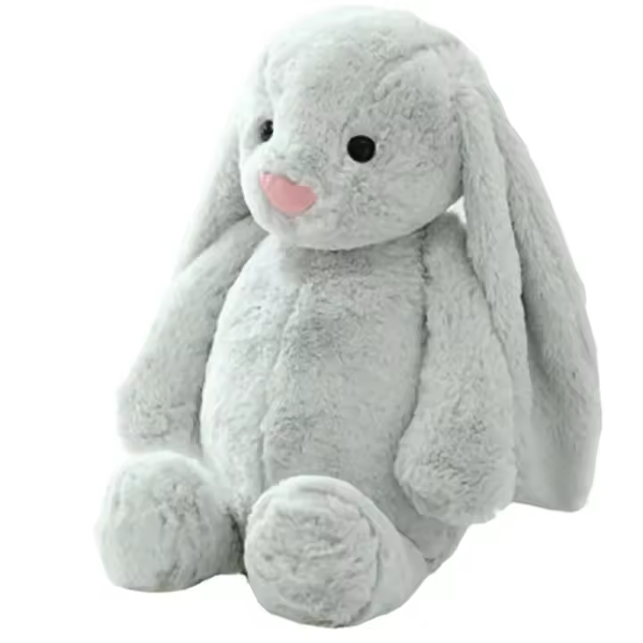 SOMY Lindo conejo de peluche muñeca bebé compañero para dormir lindo conejo de orejas largas - 1