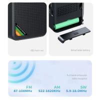 Radio De Emergencia Portátil FM AM SW Con Altavoz Integrado Radio De Transistor Recargable Por Tipo-C Para Jóvenes Y Ancianos - details 7