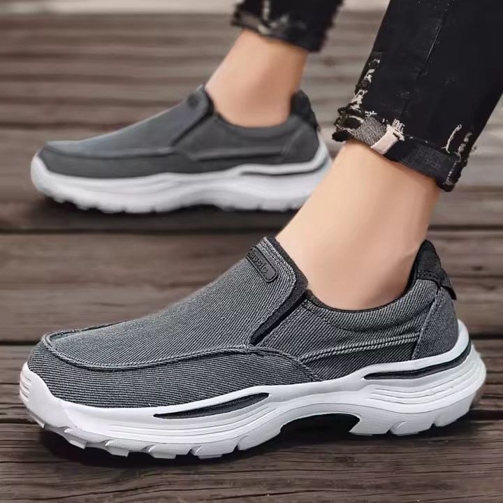 Zapatos Casuales Para Hombre Malla Transpirable Loafers Comodidad Exterior Paseo Clásicos Zapatillas Material De Suela EVA Talla Verdadera - 1