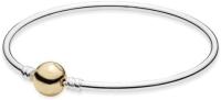 Elegante brazalete de Plata de dos tonos con detalle de Cuentos de Gold Rose: Regalo de joyería versátil para Mujer - details 0