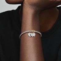 PANDORA Moments en Plata esterlina con Baño de dos tonos (only Colgante, Cadena no incluida) - details 16
