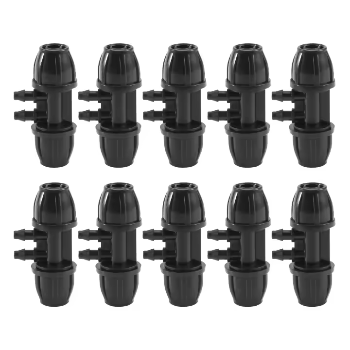 Minitubo de riego por goteo, Conector de manguera de 11/8 a 7/4 pulgadas, 10 unids/lote - 1