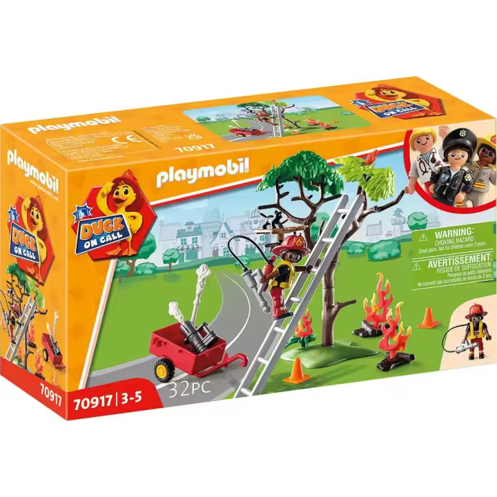 Playmobil D O C Equipo De Rescate ¡rescate Al Gato! Pato En Apuros - 1