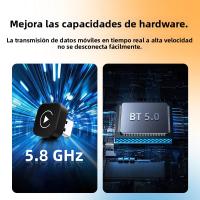 Adaptador Inteligente 2en1 Para Coche Con Wireless CarPlay Y Android Auto Sistema Integrado LEXXSON Sin Químicos Peligrosos - details 3