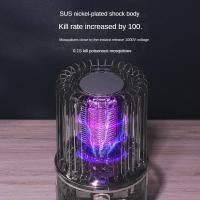 Lámpara Repelente De Mosquitos Eléctrica Portátil Y Silenciosa Recargable Para Exterior Eliminador De Insectos Sin Choque - details 3