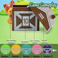 Juguetes Montessori Para Niños Con Puppets De Animales Juego De Alineación Y Colores Educativo Y Sensorial Para Pensamiento Y Entrenamiento - details 7
