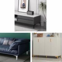 Pies De Muebles Metálicos Modernos Triangulares Para Sofá Silla Armario Y Mesa De Centro Reemplazo Fácil Antideslizantes Resistentes Al Desgaste - details 4