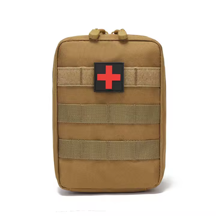 Kit Médico Deportivo Multifuncional Para Exteriores Primera Ayuda Táctica Bolsa Portátil De Oxford Negro Verde Militar Unisex - 1