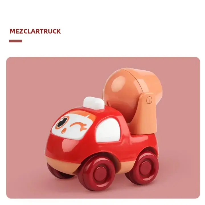 Coche De Juguete Para Niños Inertial Coche De Ingeniería Del Fuego Juguete Educativo Temprano Para Edades 1-3 Años Regalo Pequeño - 1