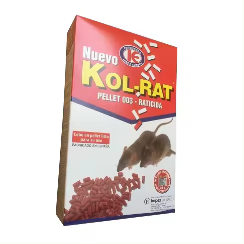 Kol-Rat Raticida en Pellets con Brodifacoum 150 gr - 1