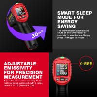 HABOTEST HT651D Termómetro Infrarrojo Con Láser Medidor De Temperatura No Contacto Industrial Rango -50-800℃ Digital Portátil - details 15