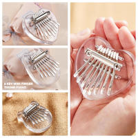 Miwayer Kalimba De 8 Teclas Instrumento Musical Mini Teclado De Uso Manual Madera Acrílico Portátil Regalo De Navidad - details 6