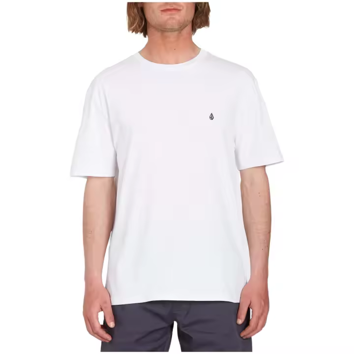 Camiseta de Manga Corta Volcom Stone Blanks para hombre en color blanco - 1
