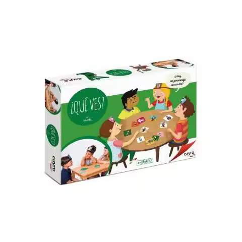 Juego de mesa Qué ves Cayro    Juego, mesa, entretenimiento, diversión, familia, amigos, estrategia, tablero, cartas, retos, equipos, creatividad, clásico, moderno, temático, dinámico, competitivo - 1