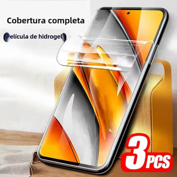 Protector De Pantalla Hidrogel 3PCS Para MOTO G13 G22 G23 G30 G32 G42 G52 G60 G72 G73 G82 G100 G200 Resistente Al Agua Anti-Scratch HD Clear - 1