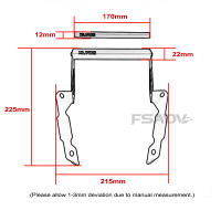 Soporte De Montaje Para Smartphone GPS De Moto Para Honda XL750 Transalp 2023- Adaptable Y Duradero Hecho De Aluminio Color Negro - details 9