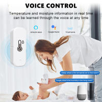 Sensor De Temperatura Y Humedad ZigBee WiFi Tuya Compatible Con Alexa Google Smart Life Para El Hogar Inteligente - details 9
