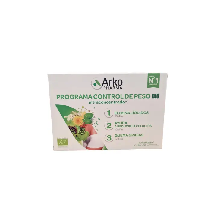 Arkopharma Programa Control de Peso 30 Días en 3 Fases [Suplemento Alimenticio] - Apto para Veganos - 1