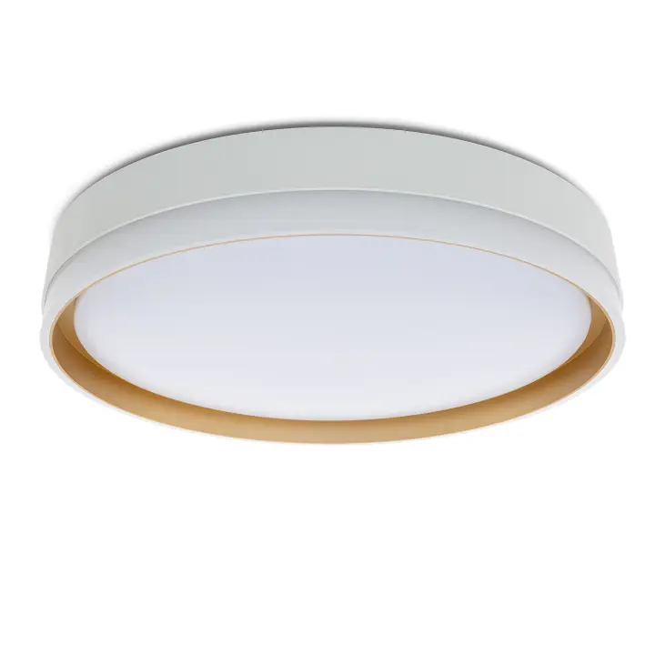 Ledkia Plafón LED 24W Circular Metal Ø400 mm Marstal Dorado - 1