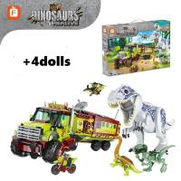 Bloques De Construcción Dinosaurio Jurassic Adventure Team Escena De Dinosaurios Rompecabezas Modelo Juguete Regalo Para Niños Y Adultos - details 2