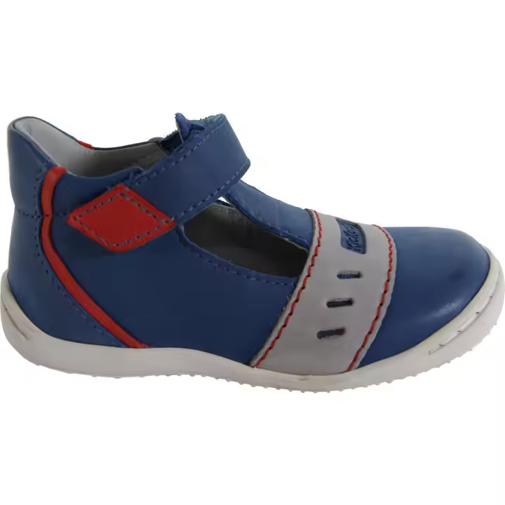 Kickers boy's shoes 413491 -10 greg bleu rouge - 1