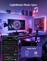 Tira De Luces LED RGBIC USB Para Juegos Con Retroiluminación Y Sincronización De Música Bluetooth F Flexible Y Neón Para El Dormitorio - details 3