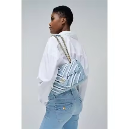 Bolso Salsa vaquero con cadena - 1