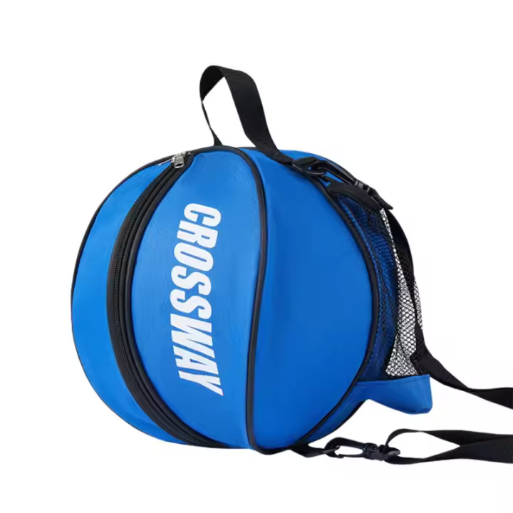 Bolsa De Baloncesto Ajustable Con Correa Y Dos Bolsillos De Malla Lateral Bolsa Deportiva Para Baloncesto Y Fútbol Portador De Bolsa De Hombro - 1