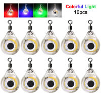 10Pcs Señuelo De Pesca Con Luz Mini Ojo Forma Submarina Luz Nocturna Señuelo Batería Iluminada Flasher Para Agua Salada Y Dulce - details 1