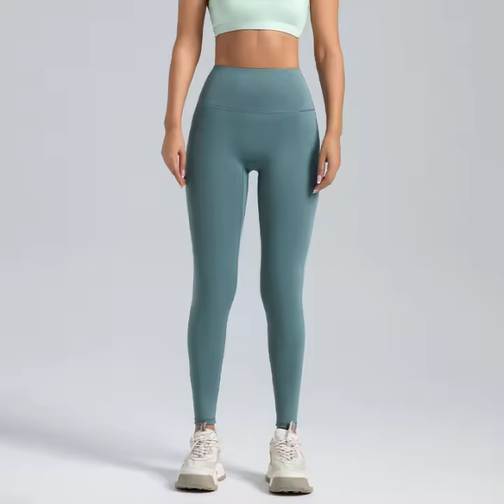 Pantalones de yoga sin Corte en T, High Belt, elevamiento de glúteos, Mallas Deportativas para correr que controlan El abdomen y Dan sensación de Desdesnudo - 1