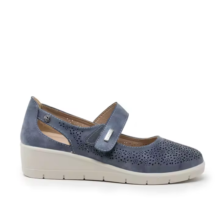 Zapatos casual mujer MY SOFT M208 JEANS MERCEDES VELCRO PICADA JEANS 35690 25V - 1