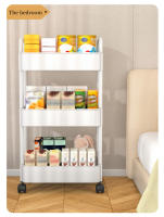 Carrito De Almacenamiento Plástico De 3 Capas Con Apoyabrazos 1 PC Organizador Espacioso Para Multicamaras Terminación Mate - details 11