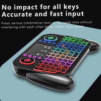 Teclado Mini RGB Bluetooth 5.0 2.4G Wireless Dual-mode Recargable Con Touchpad Para Android TV Box Teclado Inalámbrico Para Laptop - details 1