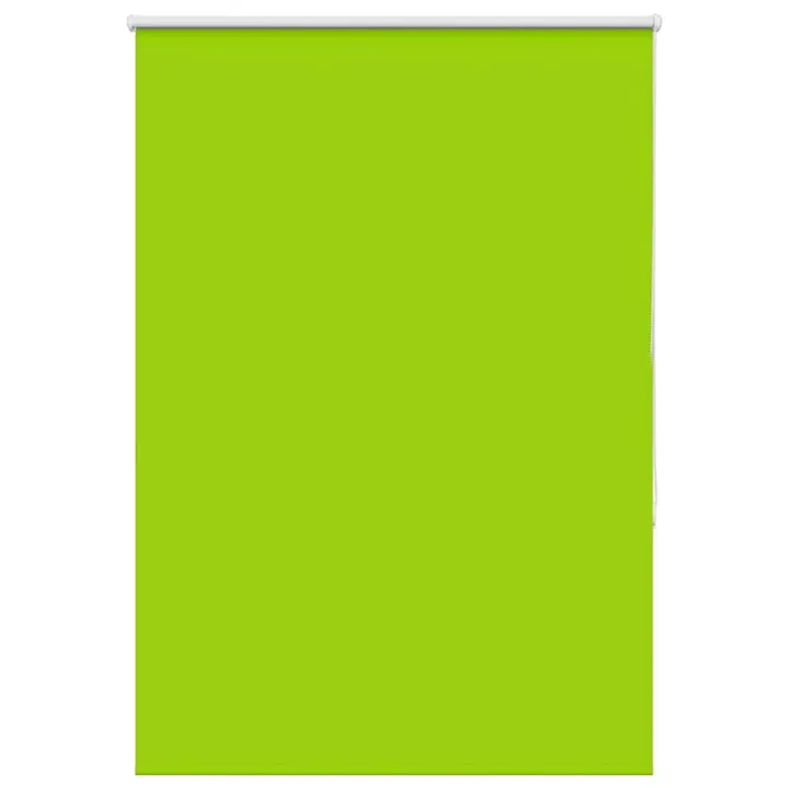 vidaXL Estor Enrollable Opaco hojas verde 115x175cm Tela Ancho 110,7cm - 1