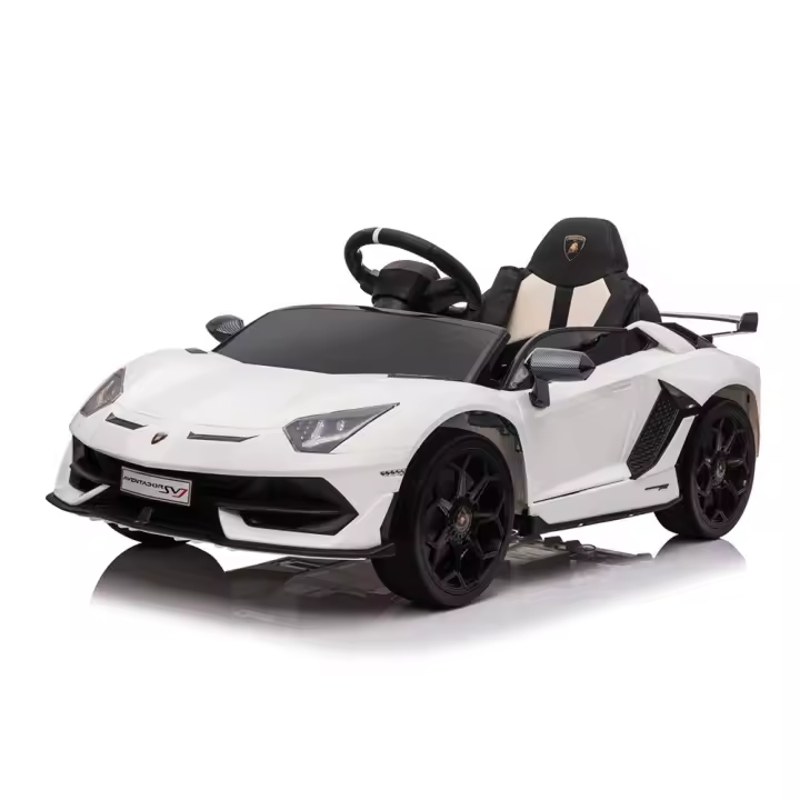 Coche Lamborghini Avent Svj+Patin Blanco 12V 151 X 63 X 102.5Cm Runruntoys (Injusa 4099) - 1