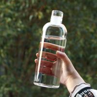 Botella De Agua Deportiva De Vidrio Transparente 500ML 750ML Con Marca De Tiempo Para Viajes Y Actividades Al Aire Libre Adecuada Para Jugos Y Leche - details 7