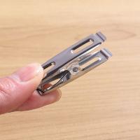 20pcs/40pcs Clips De Acero Inoxidable Resistentes Al Viento Material Aumentado Fuerza De Apriete Fuerte Uso Multifuncional Duradero - details 5