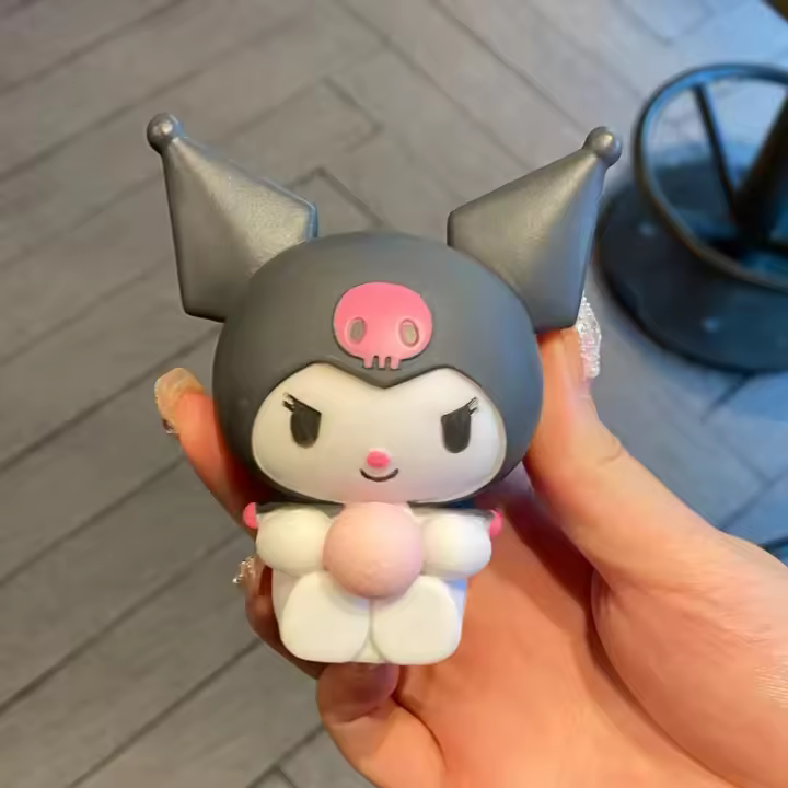 Juguete De Alivio Del Estrés Sanrio Anime Kuromi Cinnamoroll My Melody Muñeca Squishy Para Estudiantes Regalos De Dibujos Animados - 1