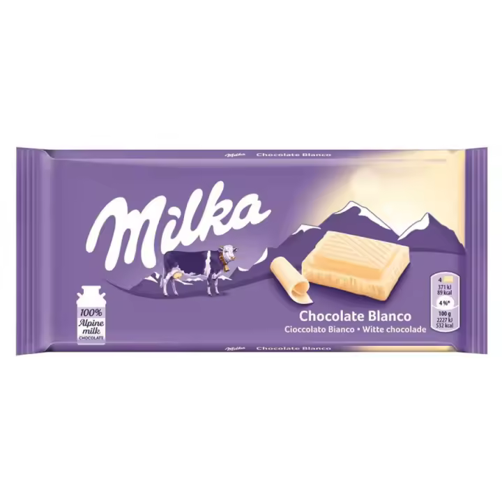 Tabletas de chocolate Milka - Diferentes sabores disponibles: Milka Daim, Caramelo con Cacahuete, Milka con galleta Tuc... - 1