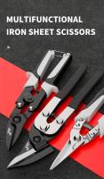 Tijeras Profesionales De Acero Para Metal Trimmer De Hojas De Metal Y PVC Herramienta De Corte Industrial Con Mango De Goma - details 0