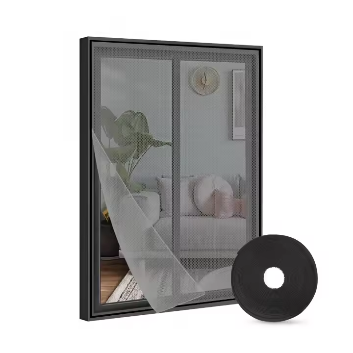 NQT Mosquitera para Ventanas Adhesiva, Protección Contra Insectos Recortable - Malla Anti Moscas, Mosquito - 1