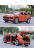 Modelo De Coche Porsches Cayenne Turbo S De 1:24 En Aleación Con Sonido Y Luz Vehículo De Juguete De Metal Para Colección Y Regalo Para Niños - details 17