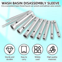 Juego De 10 Piezas De Llaves De Vacío Para Grifo De Ducha En Acero Inoxidable Herramienta De Instalación De Tuberías Para Plomero Doble Final - details 3