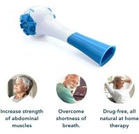 Entrenador De Respiración Portátil Con Resistencia Ajustable Herramienta De Expansión Pulmonar Para Corredores Y Ejercicios Abdominales - details 5