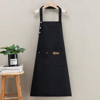 Nueva Moda Del Delantal De Cocina Para Mujer Y Hombre Chef Trabajo Delantal Para Barbacoa Restaurante Bar Tienda Salones De Belleza Estudios Uniforme - details 1