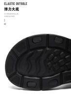 Par De Zapatos Casuales Para Hombre Moda Verano Resistente Al Desgaste Sandalias Deportivas Trendy Para Playa Y Uso Diario Talla Unida Material Superior De Tela Y Suela EVA - details 6