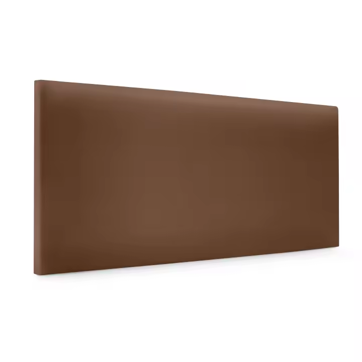 DHOME Cabecero de Polipiel o Tela AQUALINE Liso Cabeceros Cabezal Tapizado Cama Lujo (Arcilla Polipiel) - 1