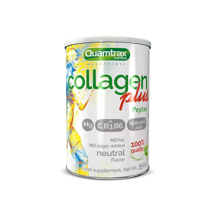Collagen Plus Peptan 350 gr. con magnesio, vitamina C, B3, B6 y ácido hialurónico. QUAMTRAX - 1